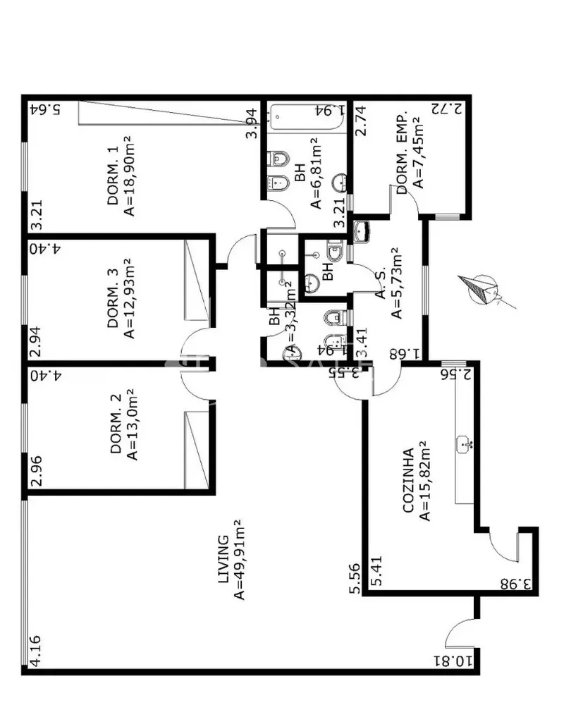 Apartamento, 3 quartos, 150 m² - Foto 7