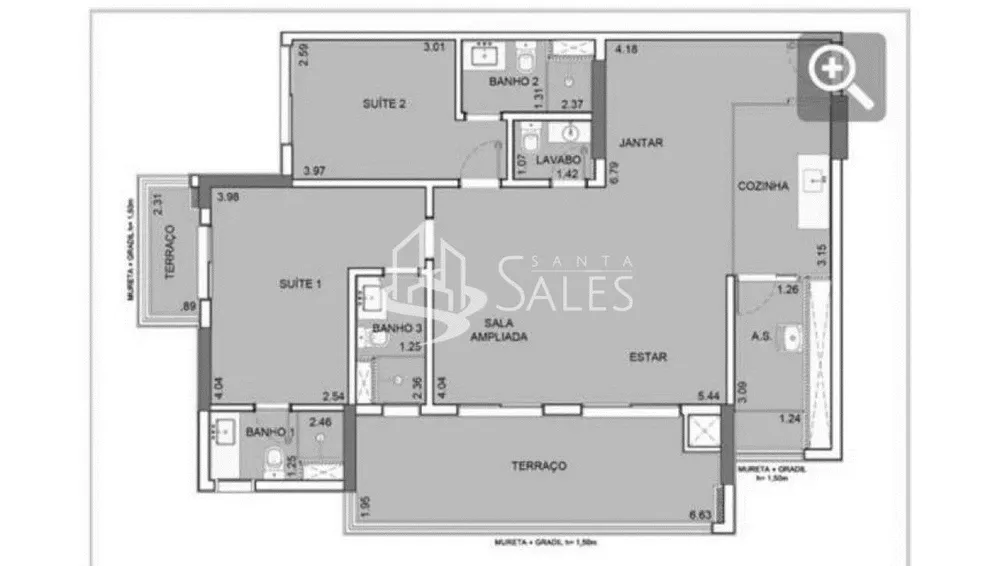 Apartamento, 2 quartos, 102 m² - Foto 4