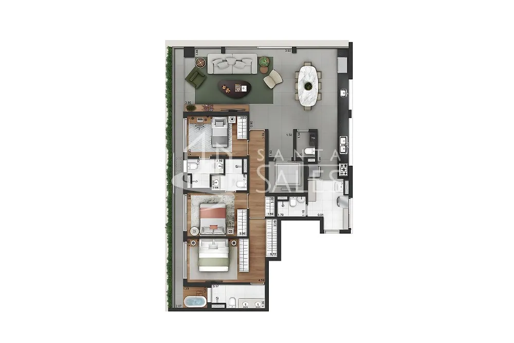 Apartamento, 3 quartos, 150 m² - Foto 16