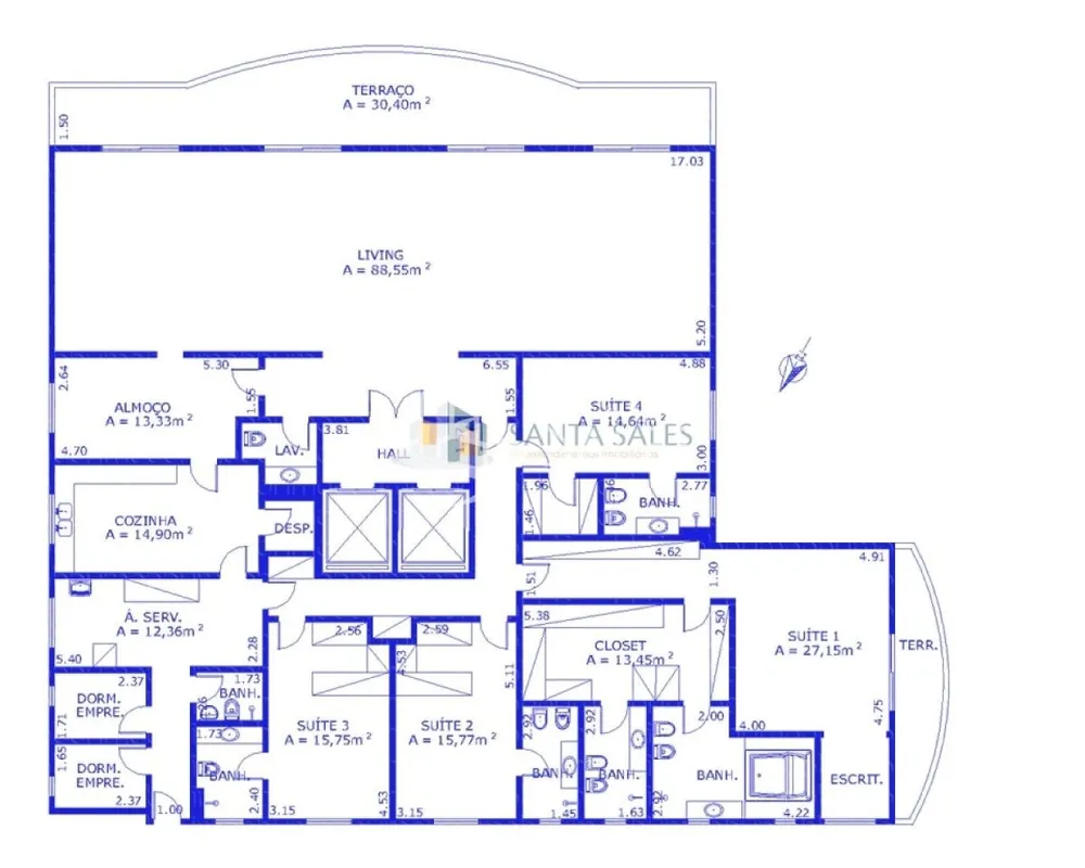 Apartamento, 4 quartos, 367 m² - Foto 15