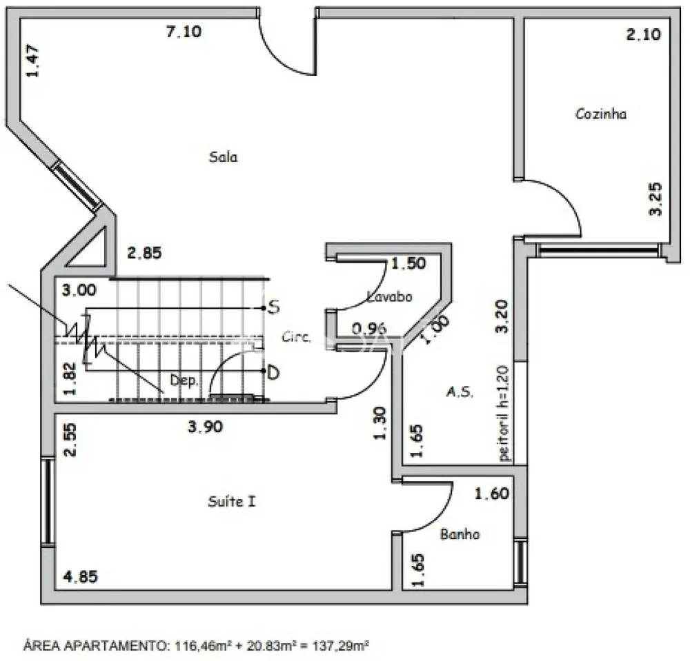 Cobertura, 3 quartos, 117 m² - Foto 5