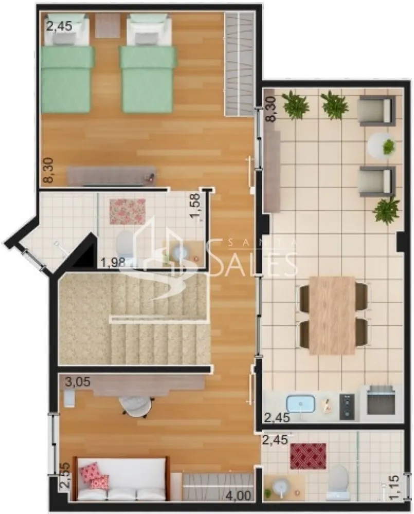 Cobertura, 3 quartos, 117 m² - Foto 15