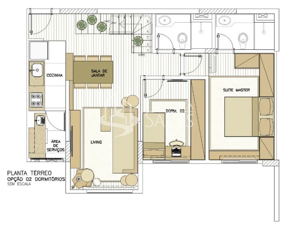 Cobertura, 2 quartos, 120 m² - Foto 2
