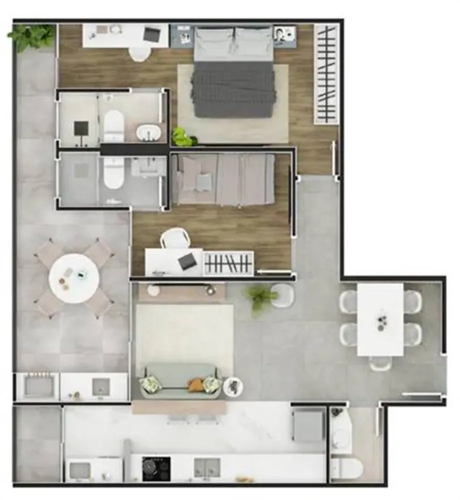 Apartamento, 3 quartos, 154 m² - Foto 1