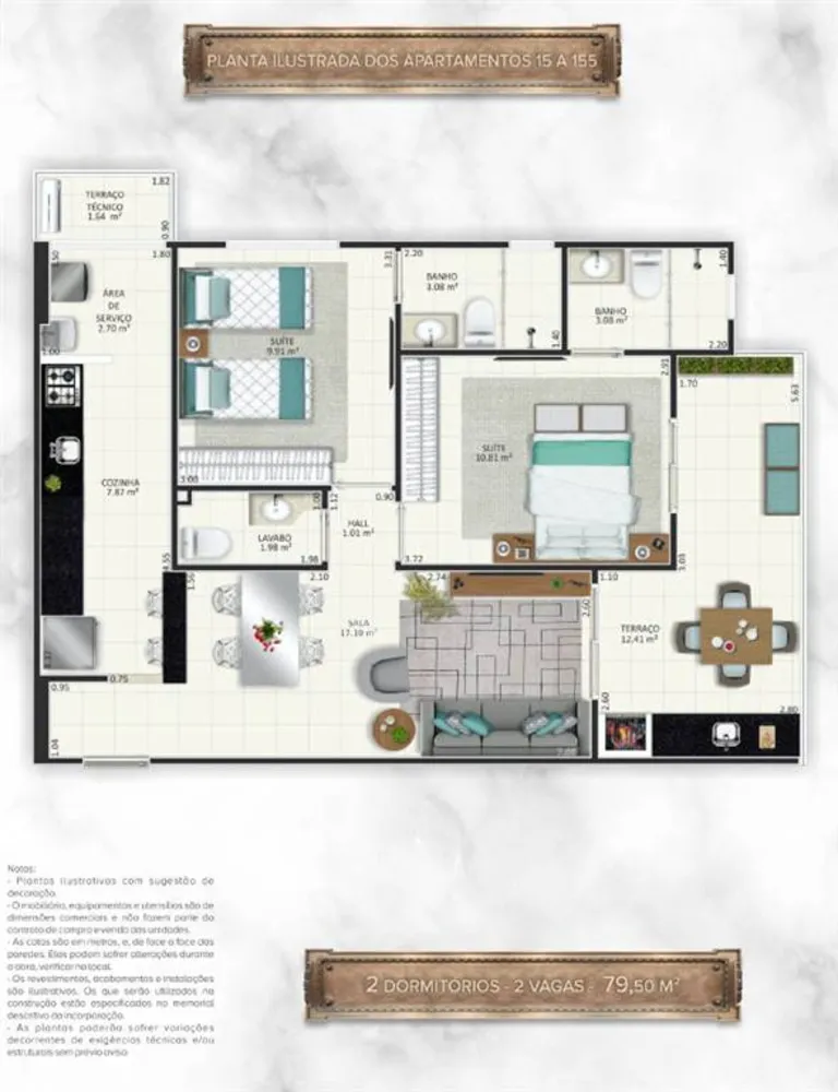 Apartamento, 2 quartos, 79 m² - Foto 8