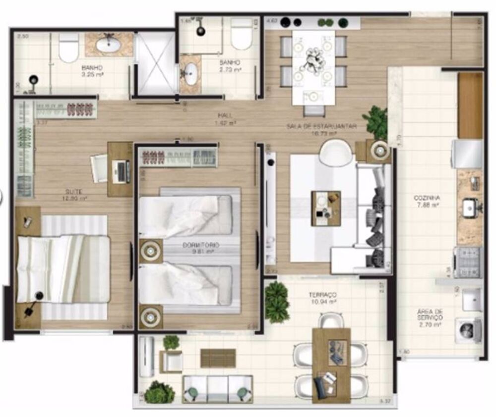 Apartamento, 3 quartos, 157 m² - Foto 3