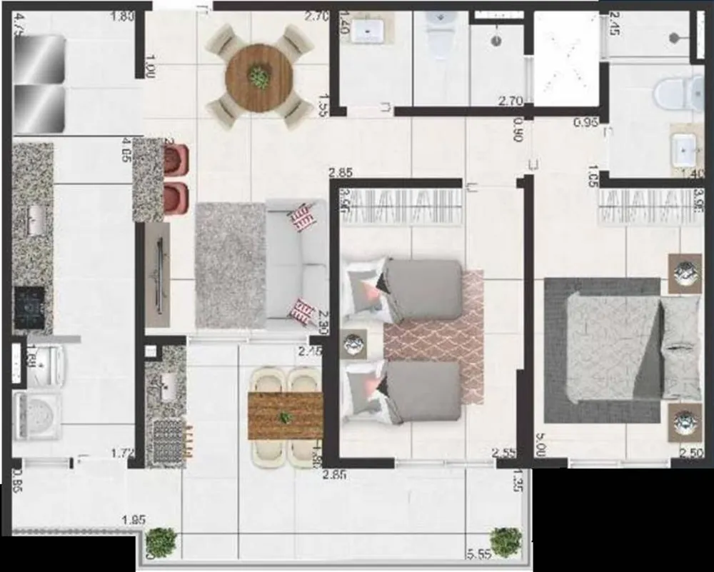 Apartamento, 2 quartos, 80 m² - Foto 7