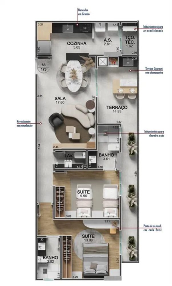 Apartamento, 2 quartos, 86 m² - Foto 10