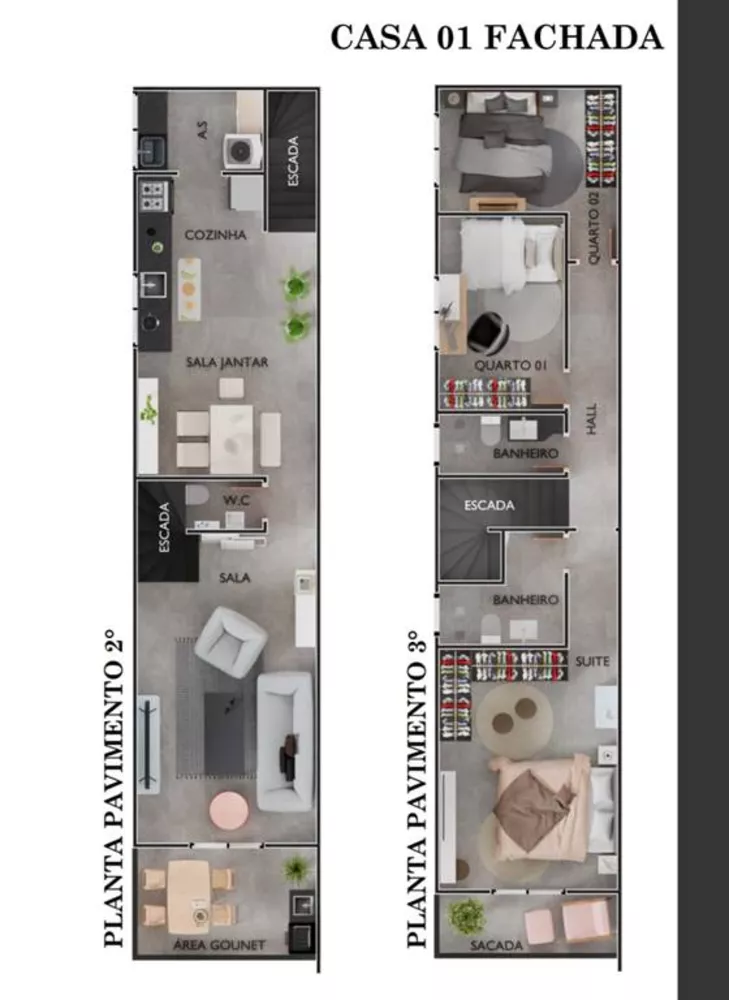 Casa, 3 quartos, 120 m² - Foto 3