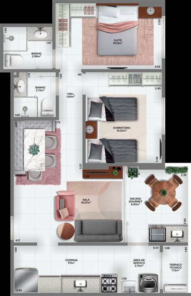 Apartamento, 2 quartos, 70 m² - Foto 30