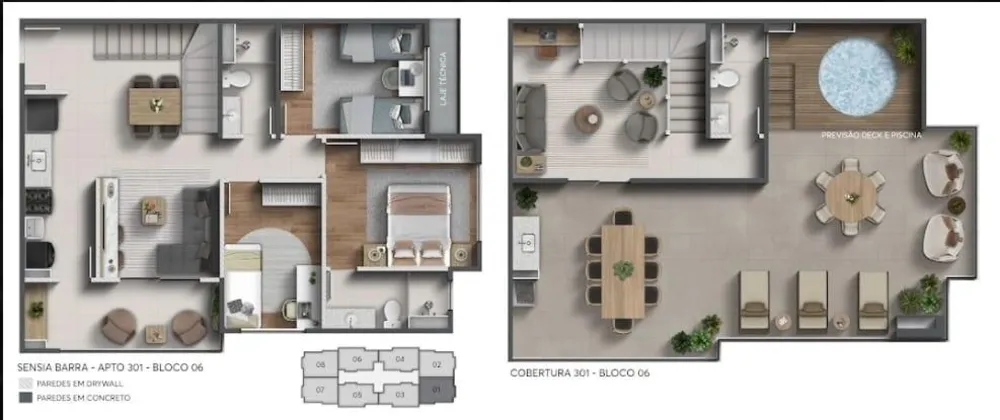 Cobertura, 2 quartos, 124 m² - Foto 1