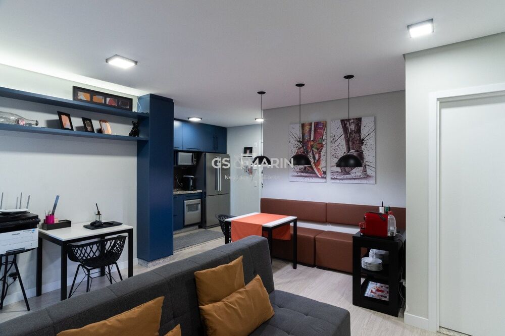 Apartamento à venda com 1 quarto, 58m² - Foto 1
