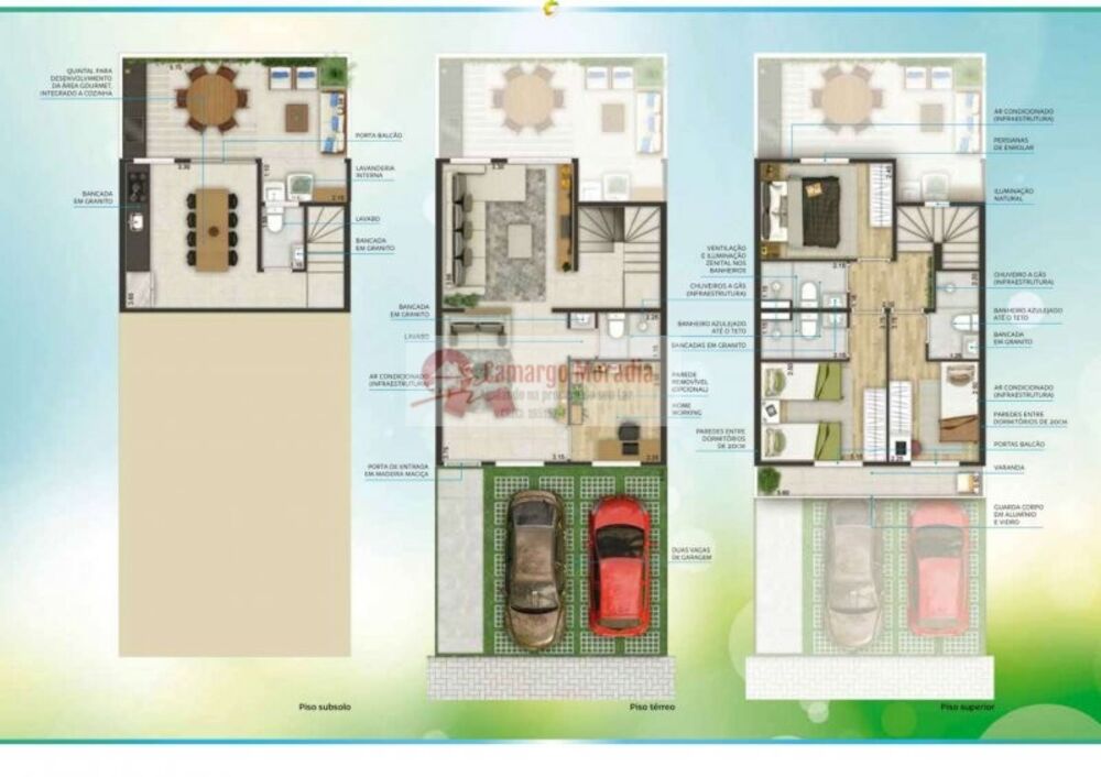 Casa de Condomínio, 3 quartos - Foto 1