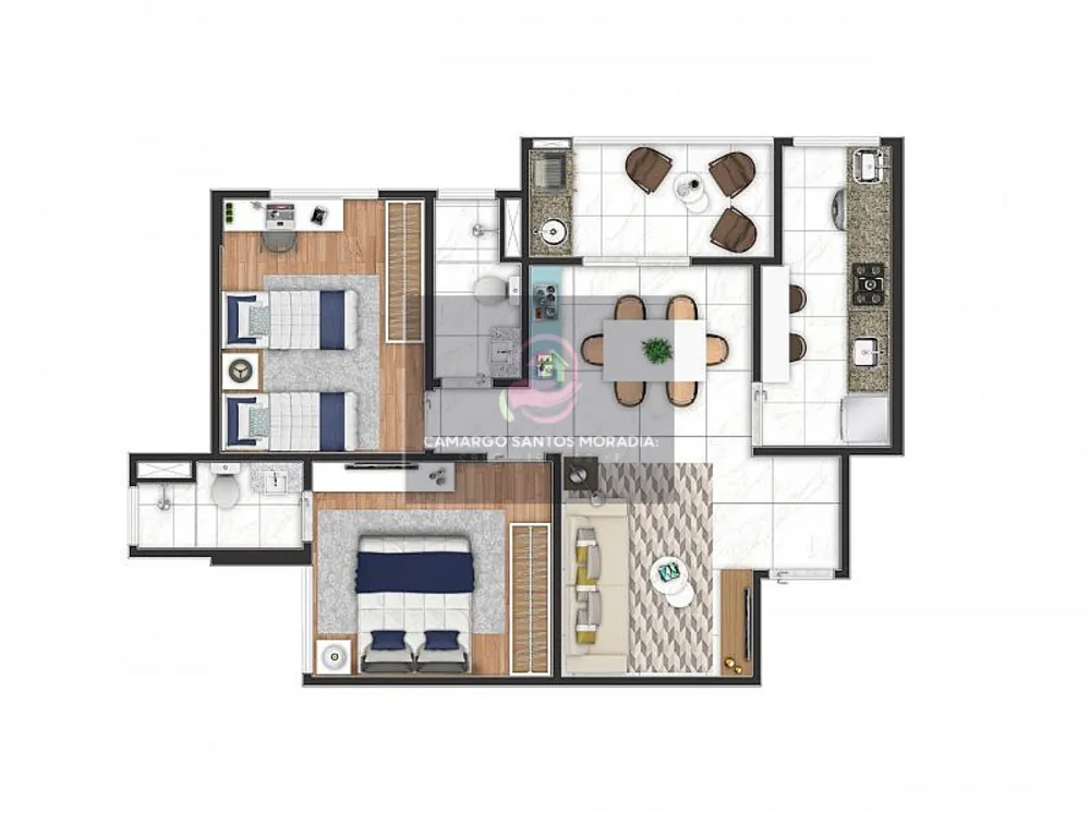 Apartamento, 3 quartos, 63 m² - Foto 16