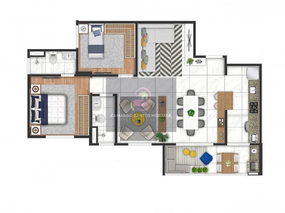 Apartamento, 3 quartos, 63 m² - Foto 18