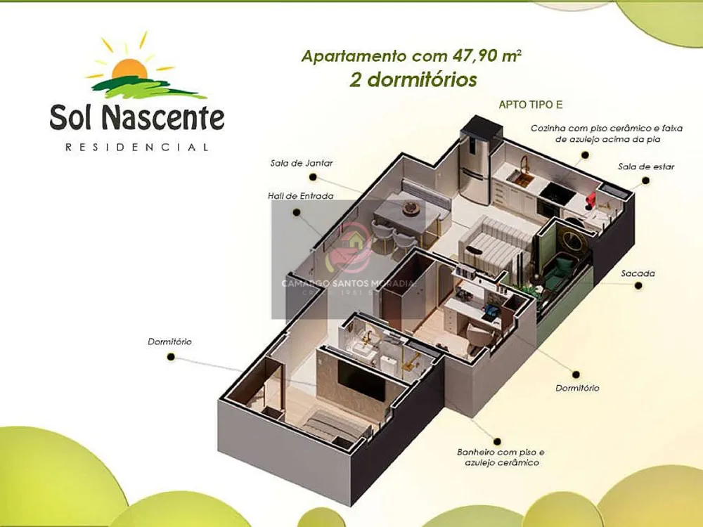Apartamento, 2 quartos, 44 m² - Foto 12