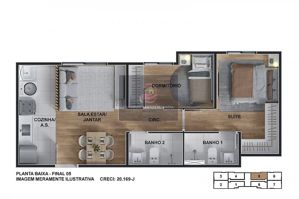 Apartamento, 2 quartos, 48 m² - Foto 32