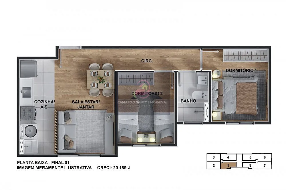 Apartamento, 2 quartos, 48 m² - Foto 31