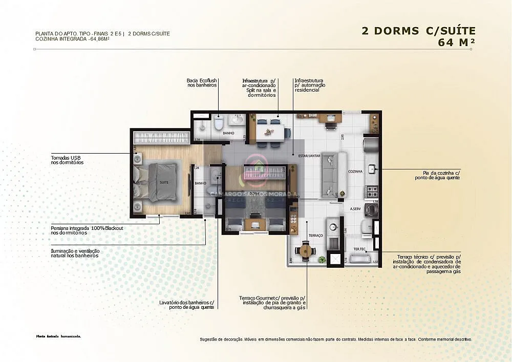 Apartamento, 3 quartos, 80 m² - Foto 4
