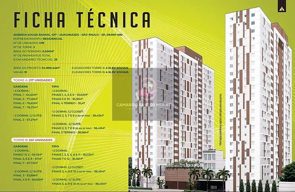 Apartamento, 2 quartos, 35 m² - Foto 1
