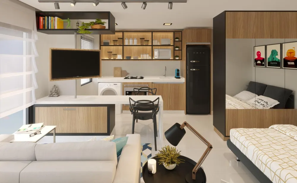 Apartamento, 1 quarto, 25 m² - Foto 1