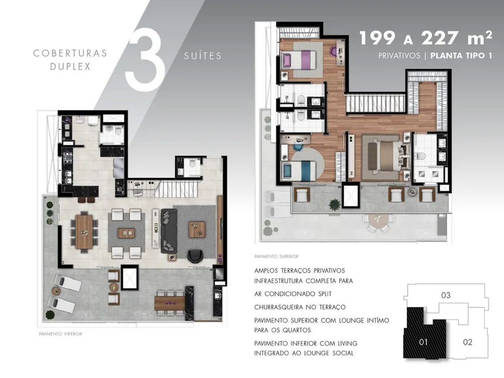 Apartamento, 3 quartos, 200 m² - Foto 3