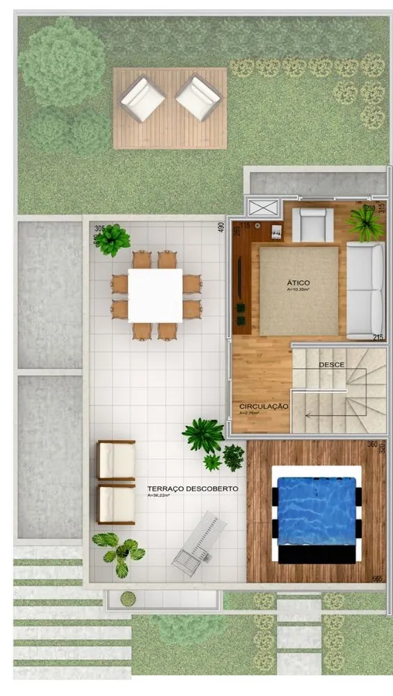 Sobrado, 3 quartos, 121 m² - Foto 3