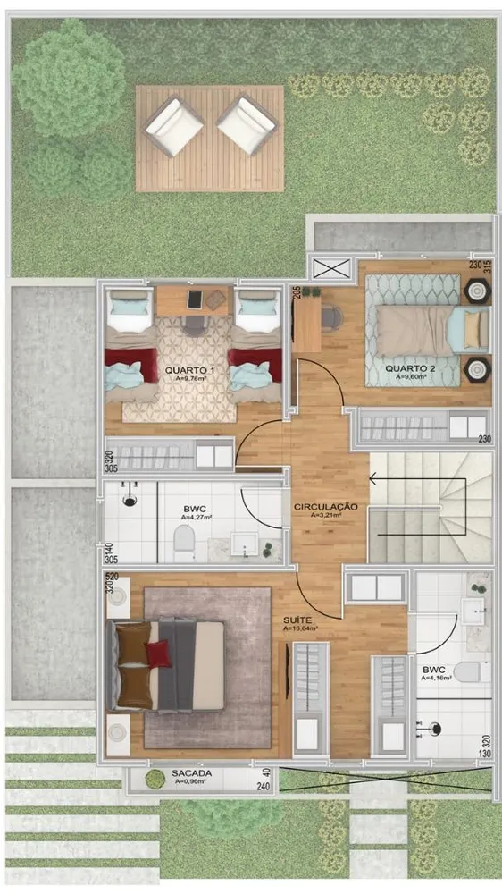 Sobrado, 3 quartos, 121 m² - Foto 4