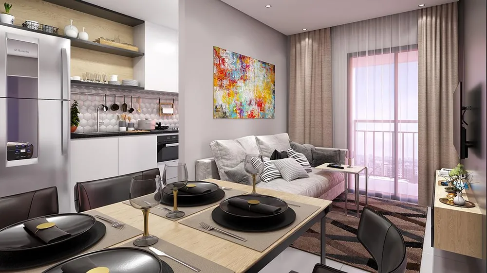 Apartamento, 3 quartos, 56 m² - Foto 2