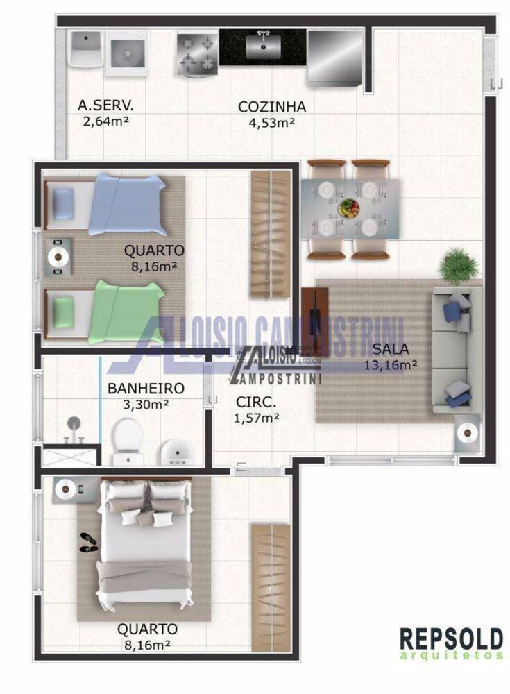Apartamento, 2 quartos - Foto 11
