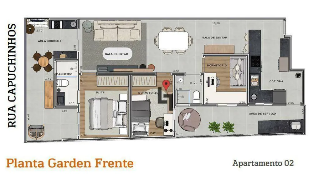 Apartamento, 2 quartos, 92 m² - Foto 7