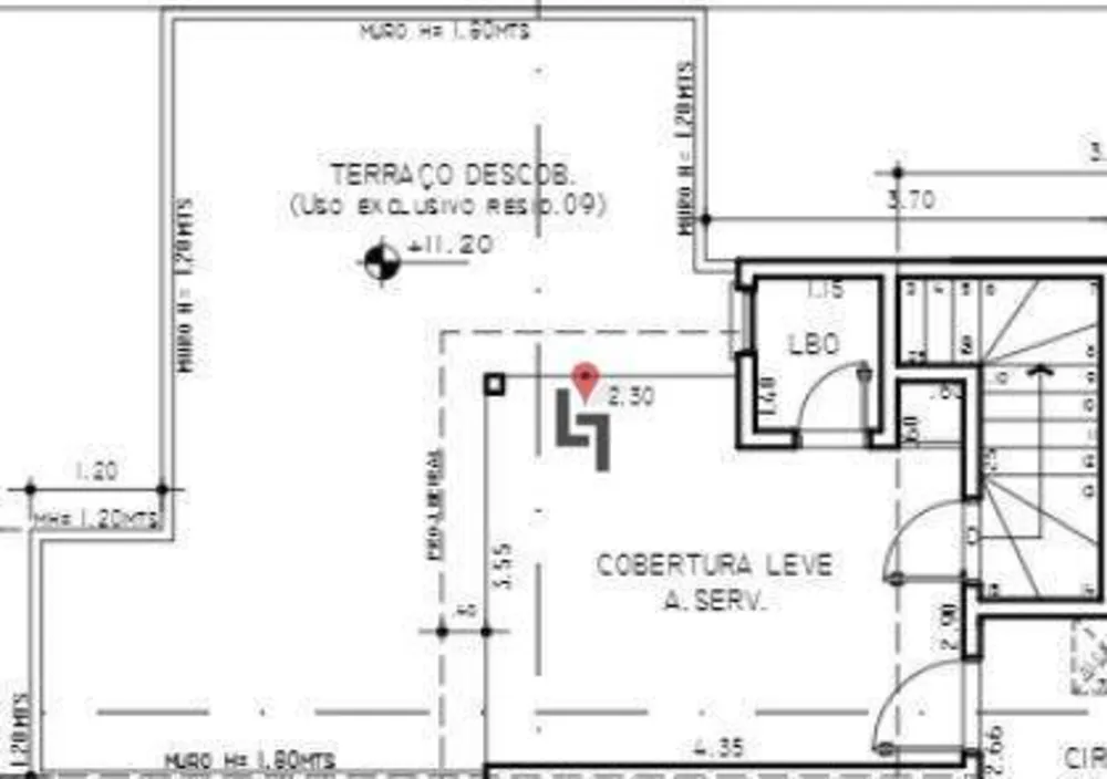 Cobertura, 2 quartos, 97 m² - Foto 9