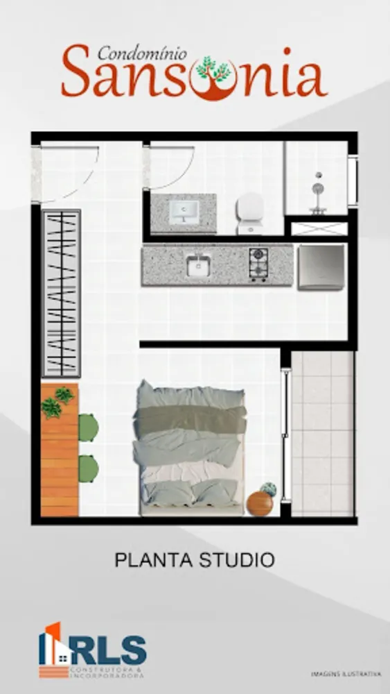 Kitnet-Studio, 27 m² - Foto 9