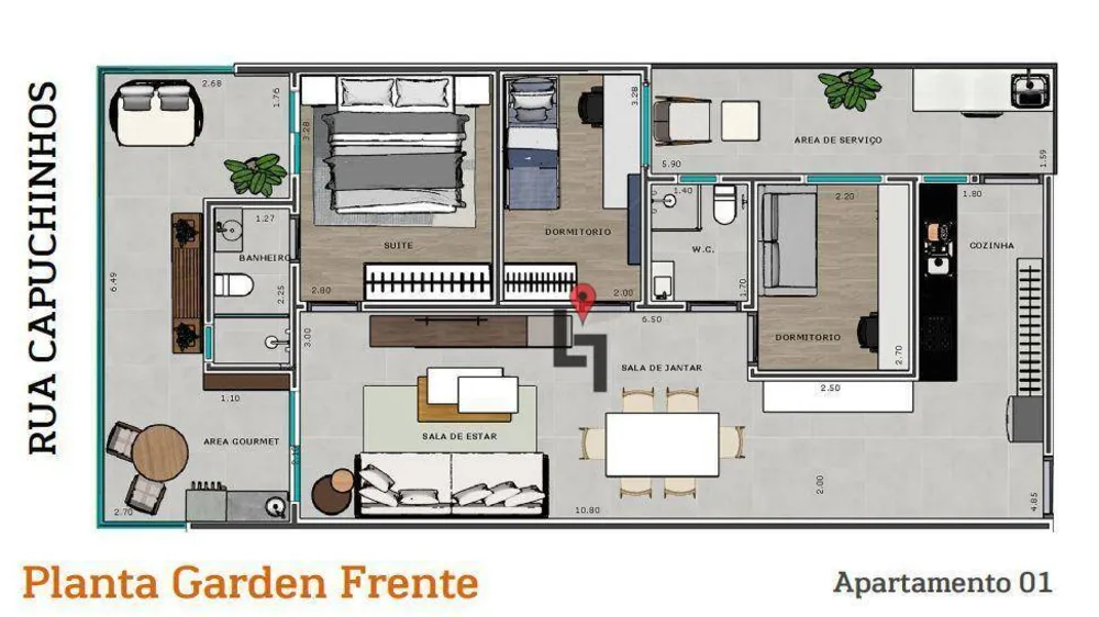 Apartamento, 2 quartos, 92 m² - Foto 4