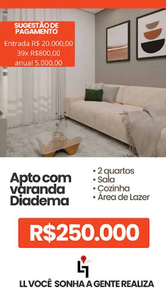 Apartamento, 2 quartos, 50 m² - Foto 3