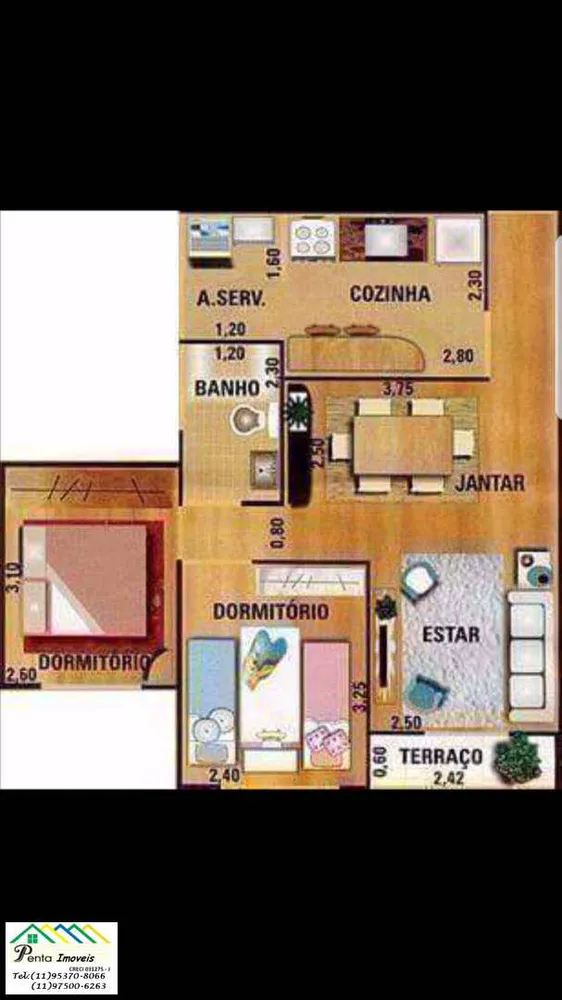 Apartamento, 2 quartos, 54 m² - Foto 11