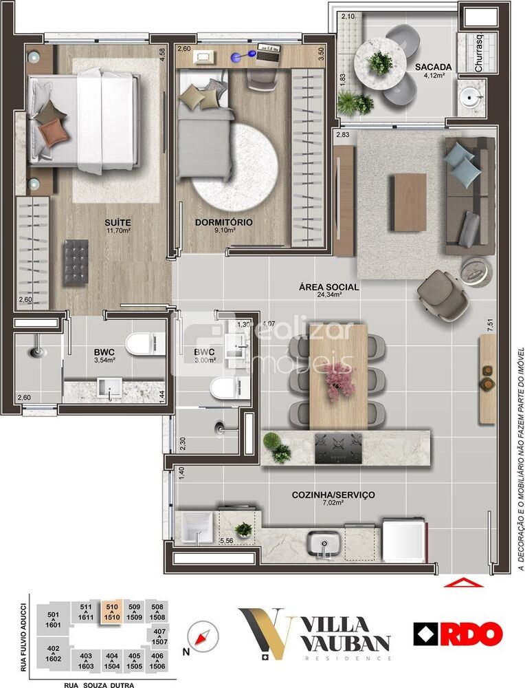 Apartamento, 2 quartos, 73 m² - Foto 3