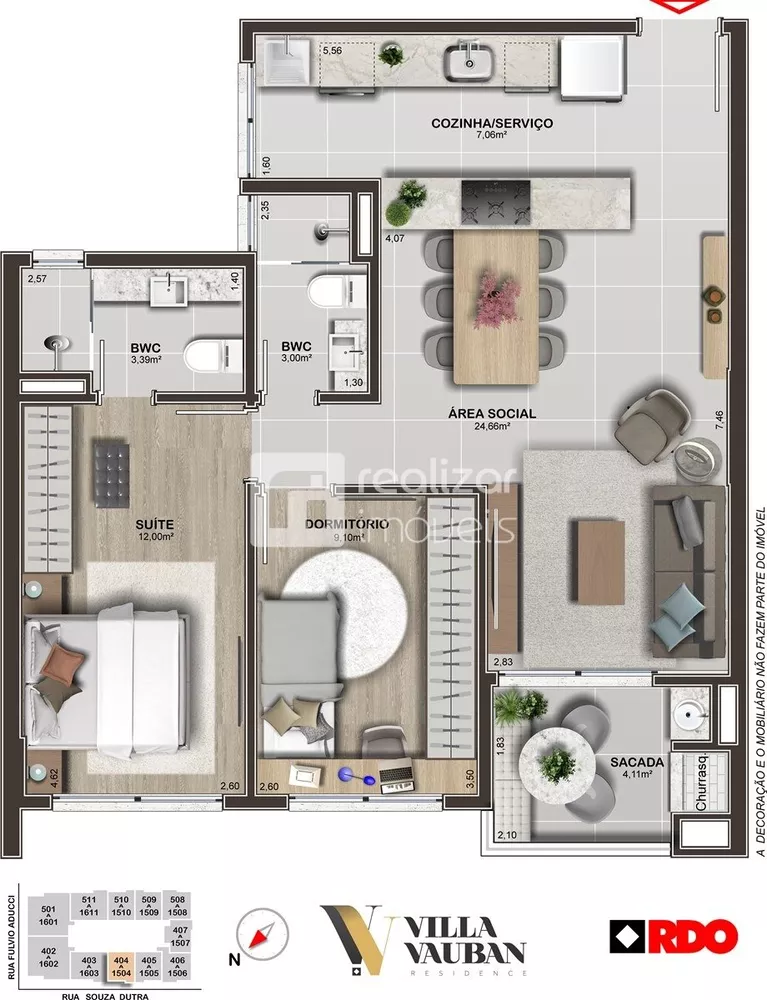 Apartamento, 2 quartos, 73 m² - Foto 8