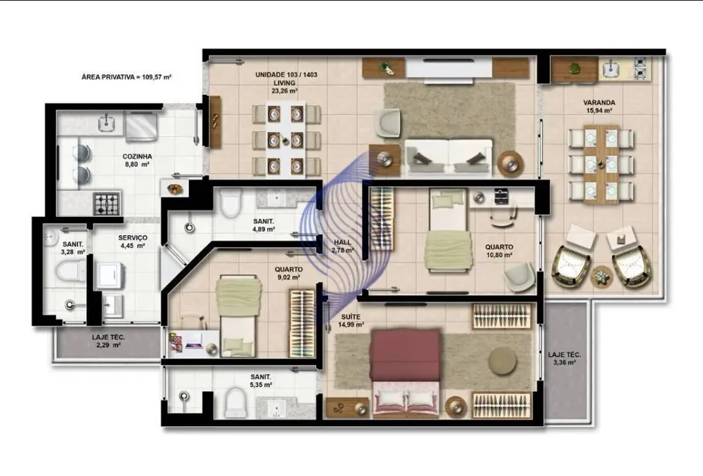 Apartamento, 3 quartos, 95 m² - Foto 15