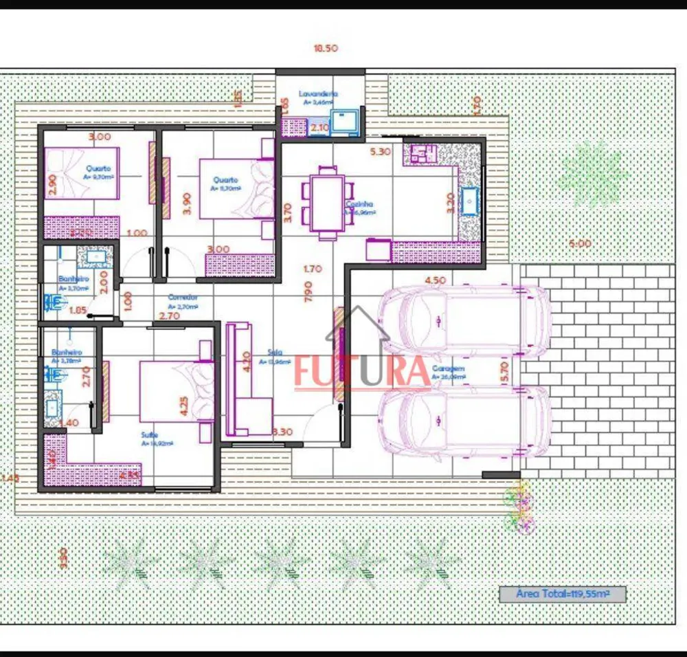 Casa, 3 quartos, 120 m² - Foto 6