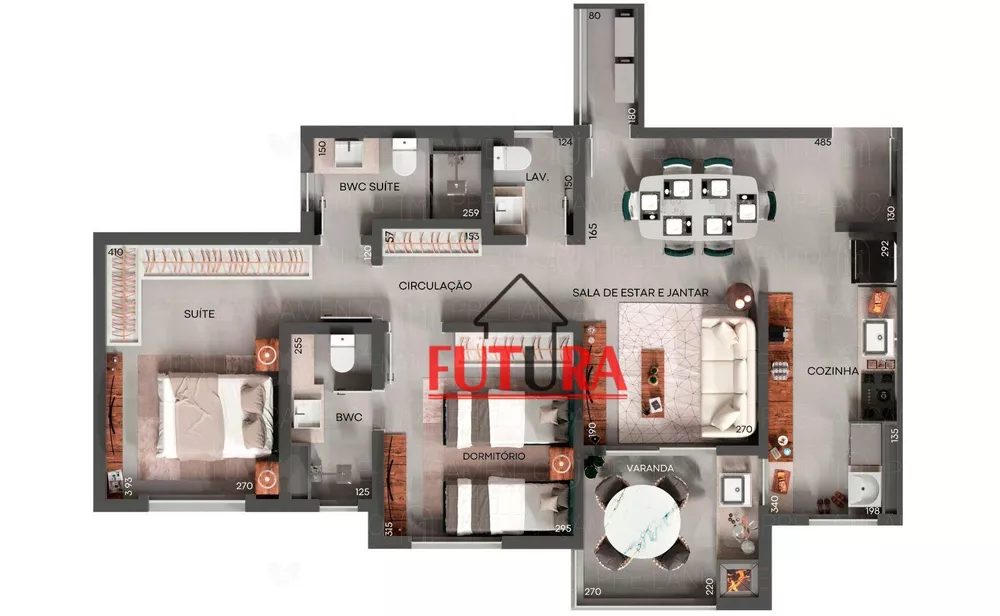 Apartamento, 2 quartos, 76 m² - Foto 11