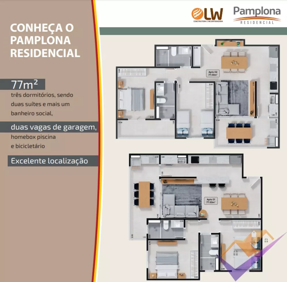 Cobertura, 3 quartos, 154 m² - Foto 2