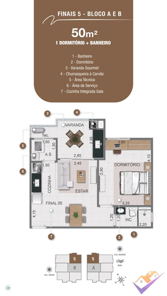 Apartamento, 1 quarto, 50 m² - Foto 16