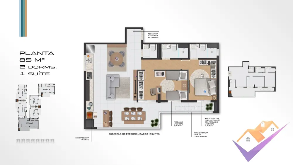Apartamento, 2 quartos, 55 m² - Foto 14