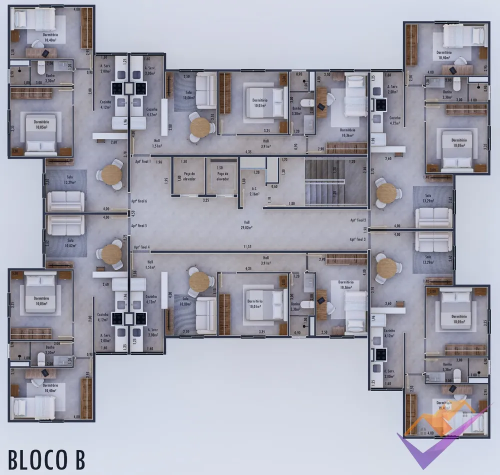 Apartamento, 2 quartos, 50 m² - Foto 11
