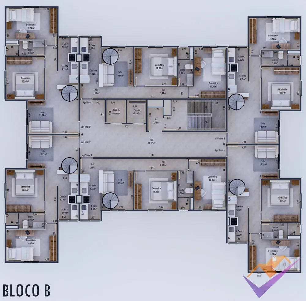 Apartamento, 2 quartos, 50 m² - Foto 14