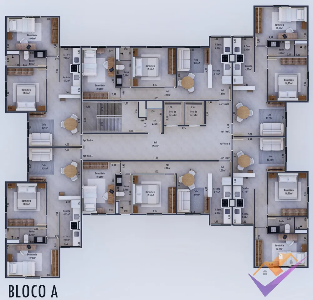 Apartamento, 2 quartos, 50 m² - Foto 10