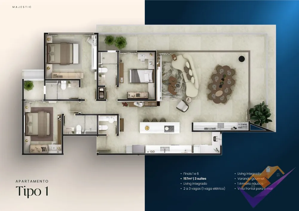 Apartamento, 3 quartos, 155 m² - Foto 8