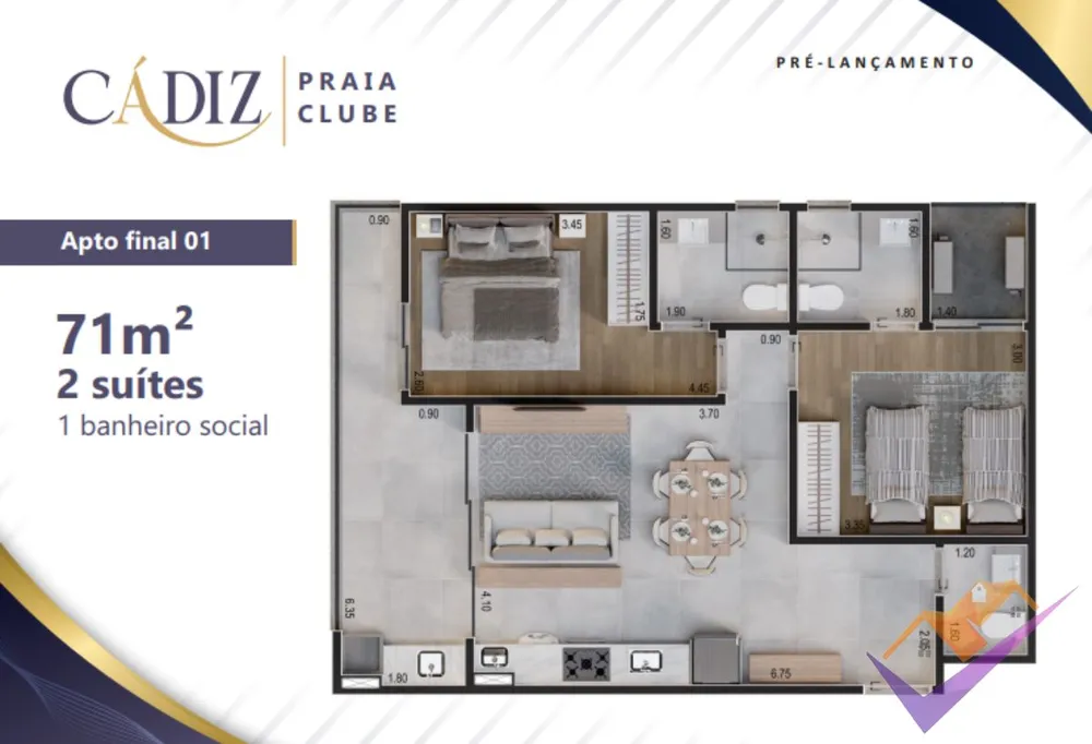 Apartamento, 2 quartos, 58 m² - Foto 12