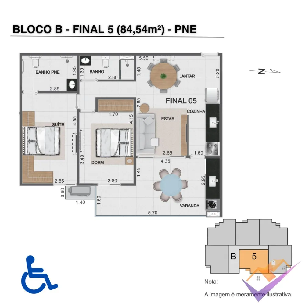 Apartamento, 2 quartos, 84 m² - Foto 14